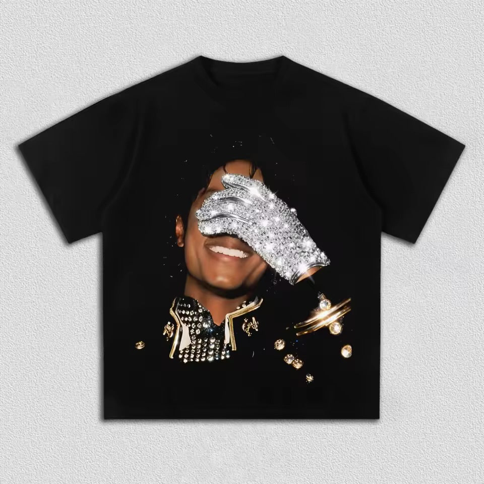 Michael Jackson T-Shirt Uomo Donna Vintage King of Pop Streetwear - Luxo Store